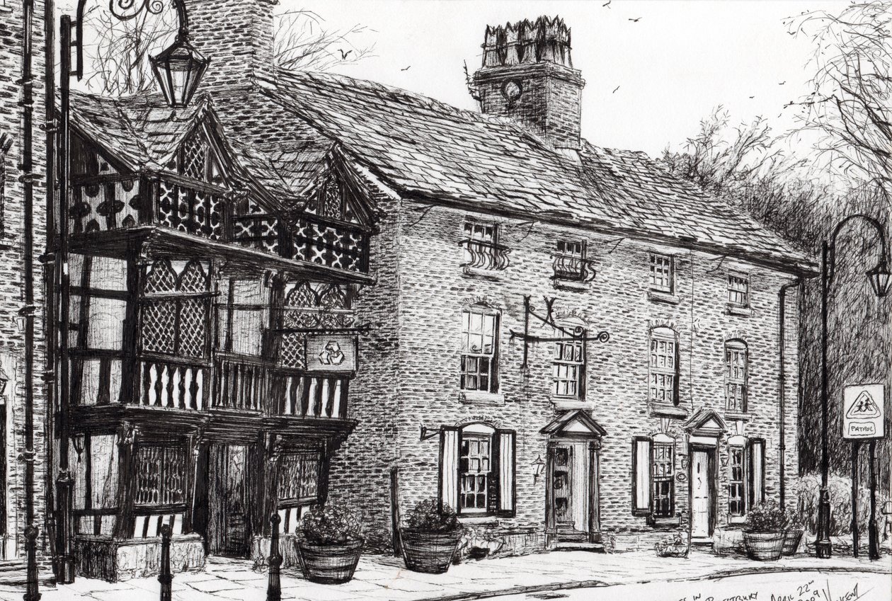 Prestbury，2009，（纸上墨水） 作者 文森特·亚历山大·布斯