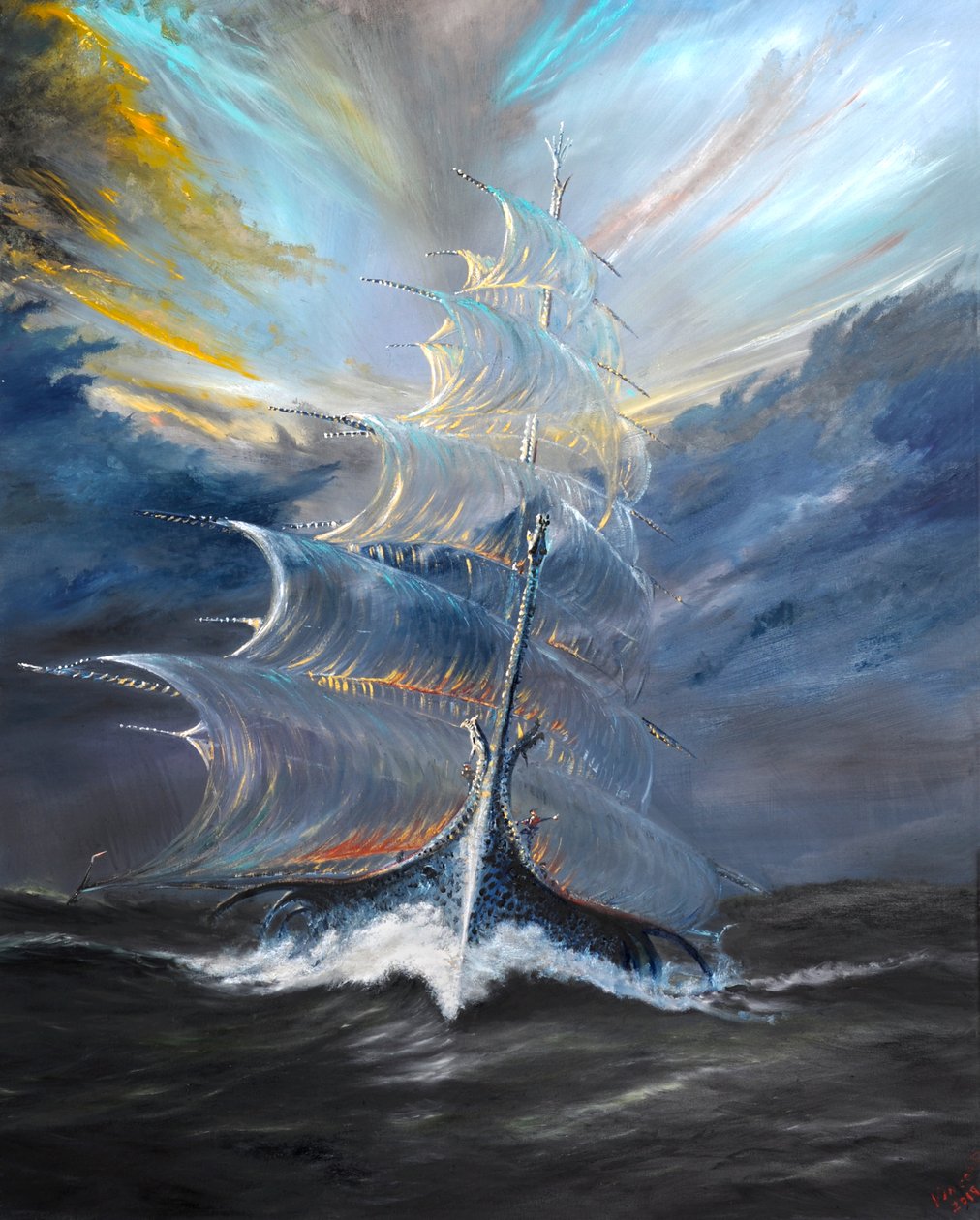 风暴创作者Beaufort Sea，2019， 作者 文森特·亚历山大·布斯