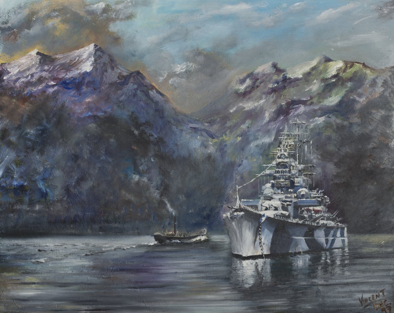 Tirpitz，挪威，1995，（油画板） 作者 文森特·亚历山大·布斯