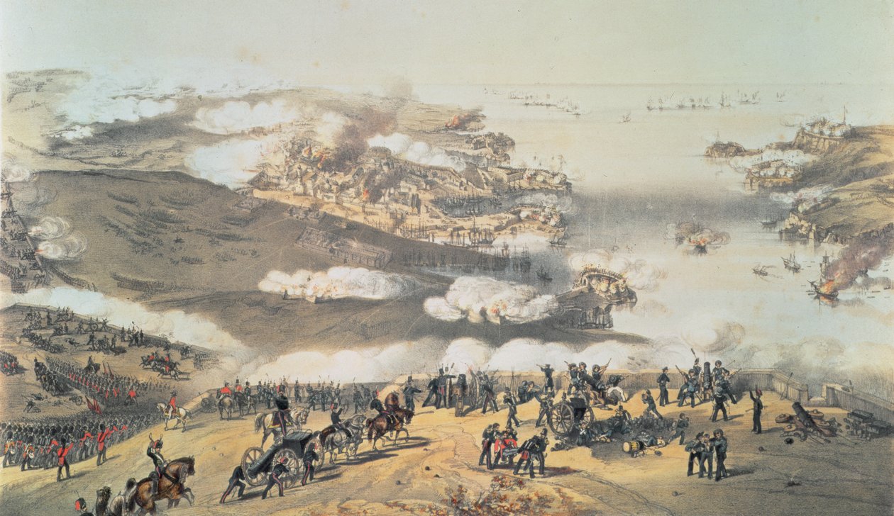 克里米亚战争期间塞瓦斯托波尔的围困（1854-56） 作者 文森特·布鲁克斯（Vincent Brooks）