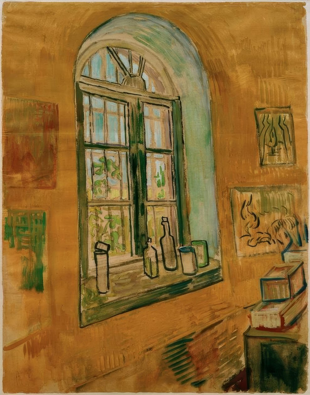 Atelierfenster 作者 文森特·梵高