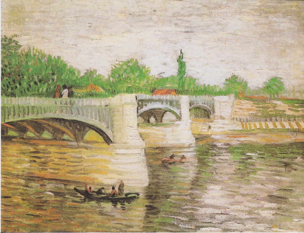 塞纳河与Pont de la Grande Jatte 作者 文森特·梵高