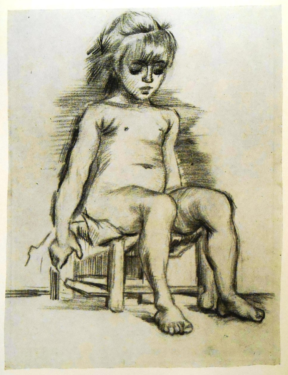 画一个裸女 作者 文森特·梵高