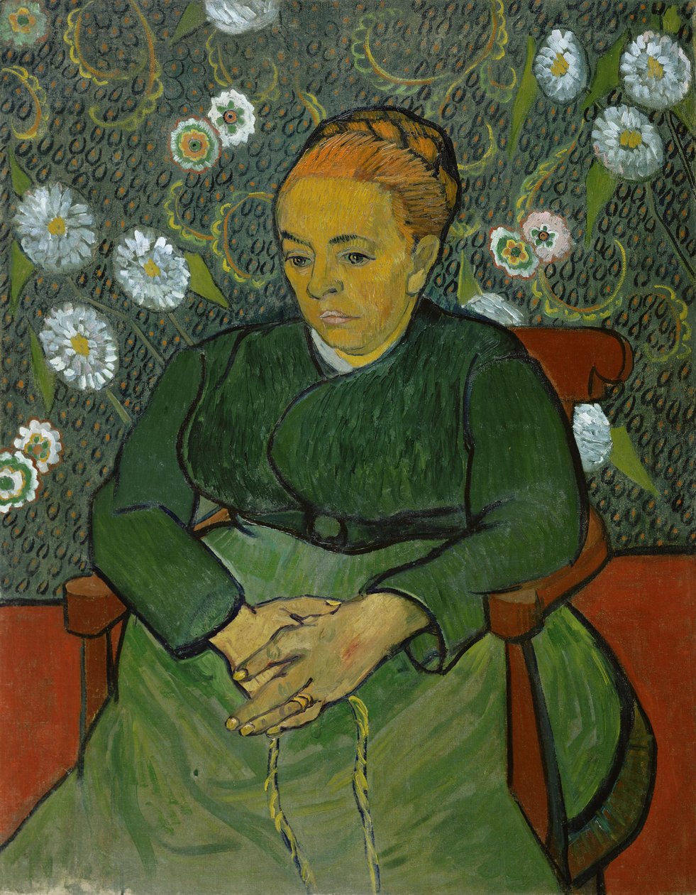 摇篮曲（Portret van Madame Roulin） 作者 文森特·梵高