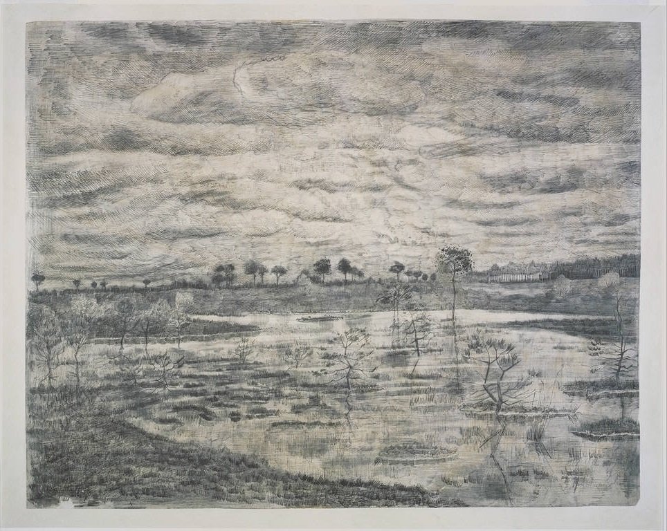 The Pond，1881（加拿大国家美术馆） 作者 文森特·梵高