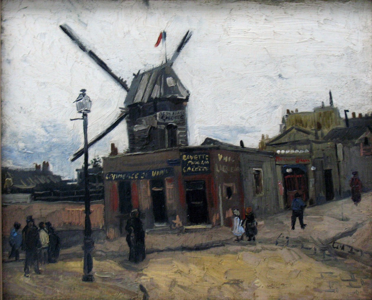 Moulin de la Galette; Kröller-Müller博物馆 作者 文森特·梵高