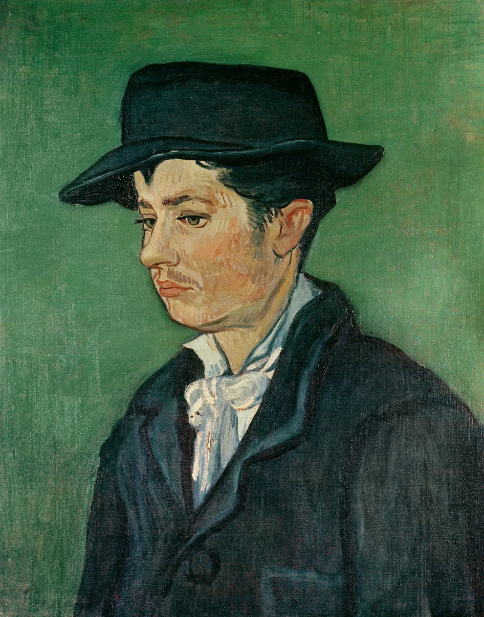 Armand Roulin的肖像，1888年 作者 文森特·梵高