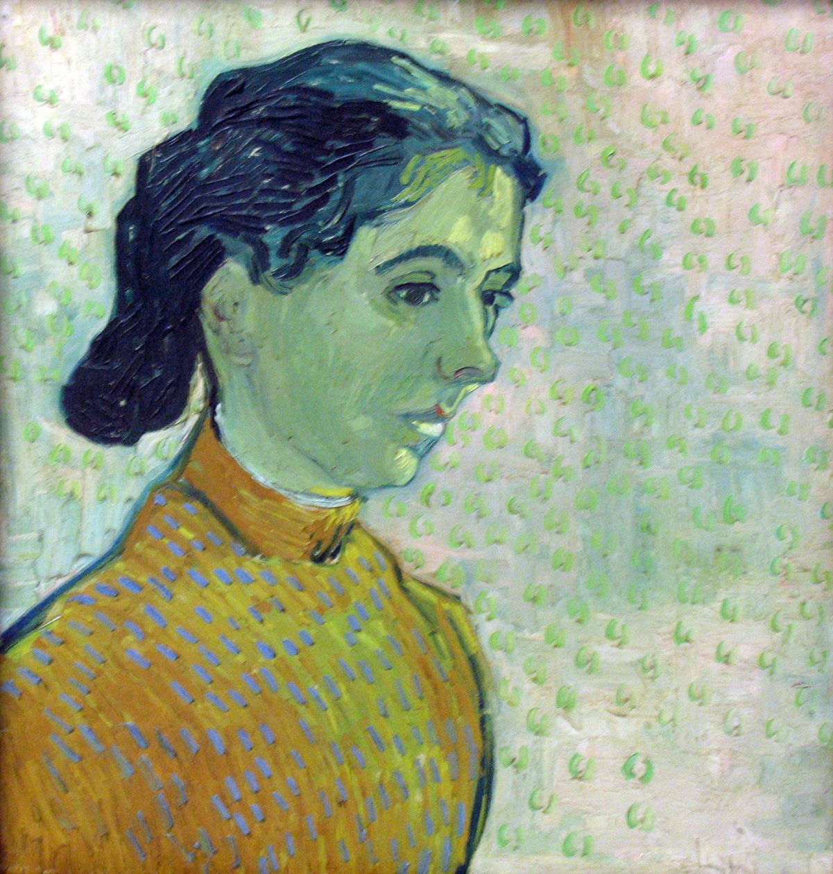 一名年轻女子的画像 作者 文森特·梵高