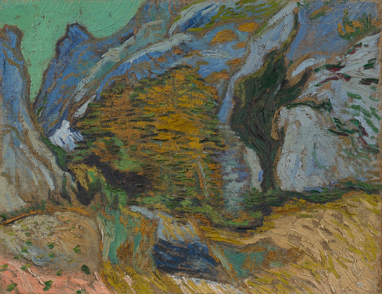 山沟与小流 作者 文森特·梵高