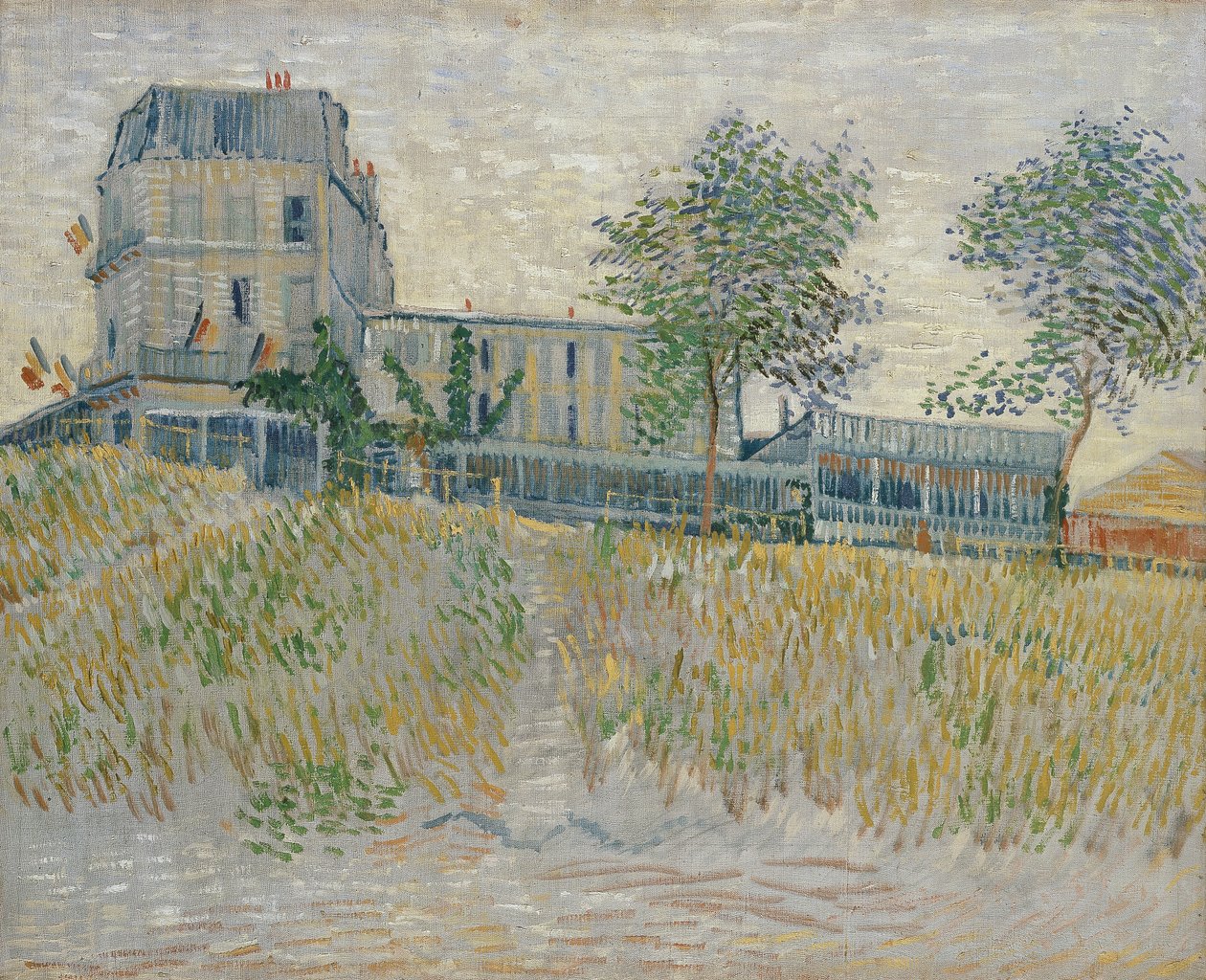Sirene餐厅，Asnieres，19世纪 作者 文森特·梵高