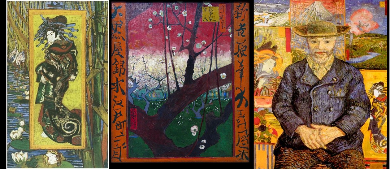 妓女或Oiran（在Eisen之后） 作者 文森特·梵高