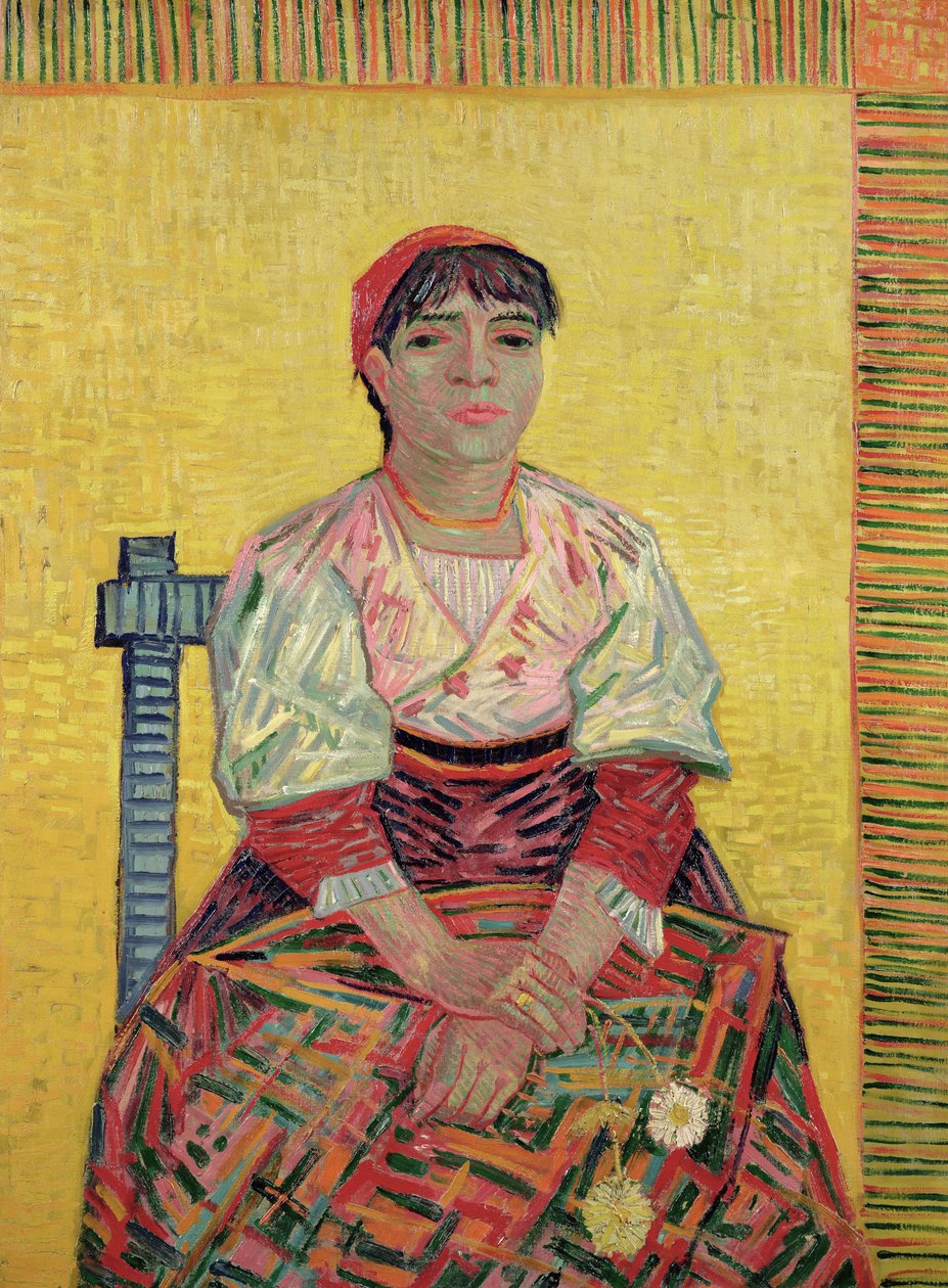 意大利人：Agostina Segatori，1887年 作者 文森特·梵高