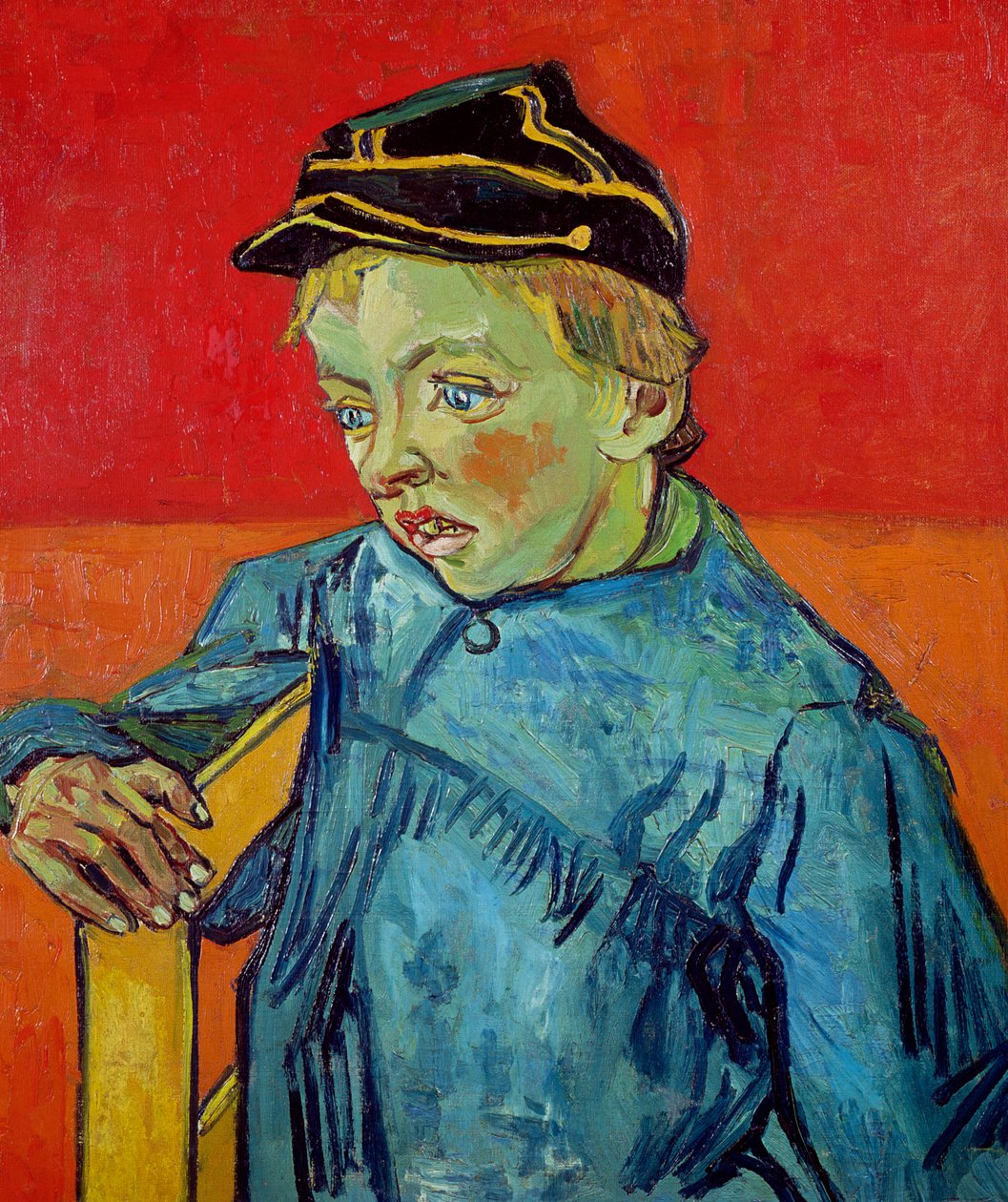 小学生，1889-90 作者 文森特·梵高