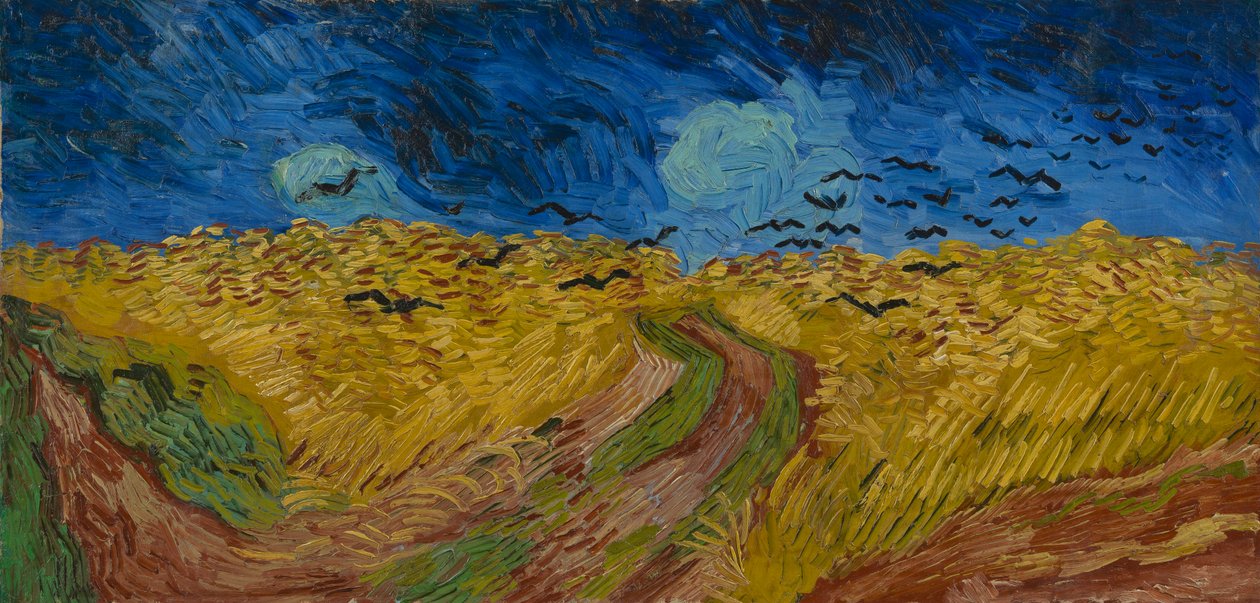 与乌鸦的Wheatfield 作者 文森特·梵高