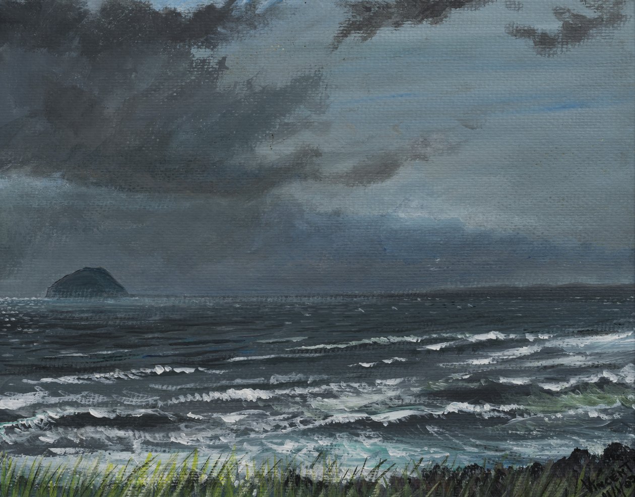 接近风暴，2007年，（帆布板上的丙烯酸树脂） 作者 文森特·亚历山大·布斯