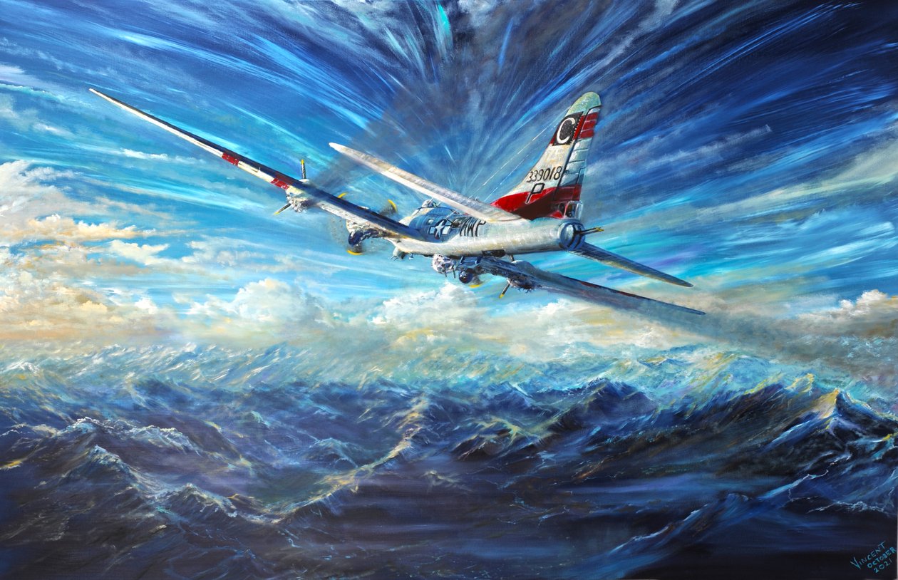 B17G 瑞士登陆 "戴安娜米特"，2021 年 作者 文森特·亚历山大·布斯