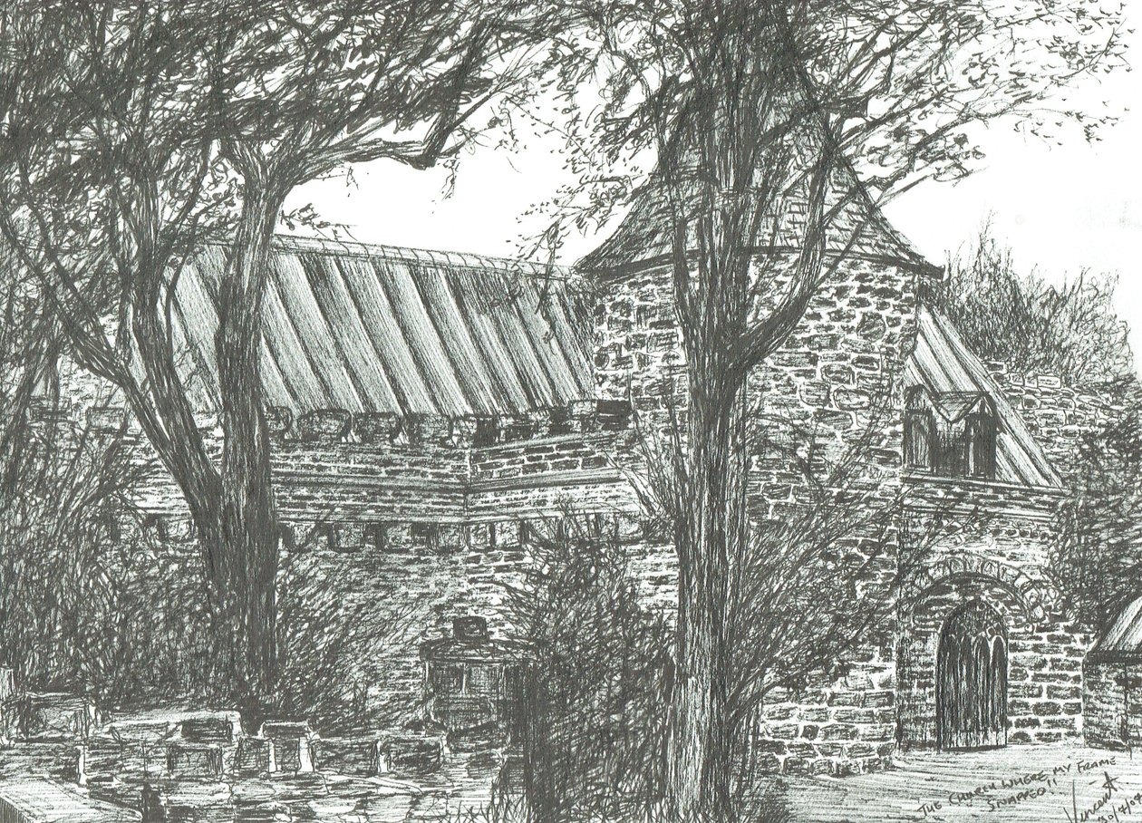 Church on road to Oban, 2007 作者 文森特·亚历山大·布斯