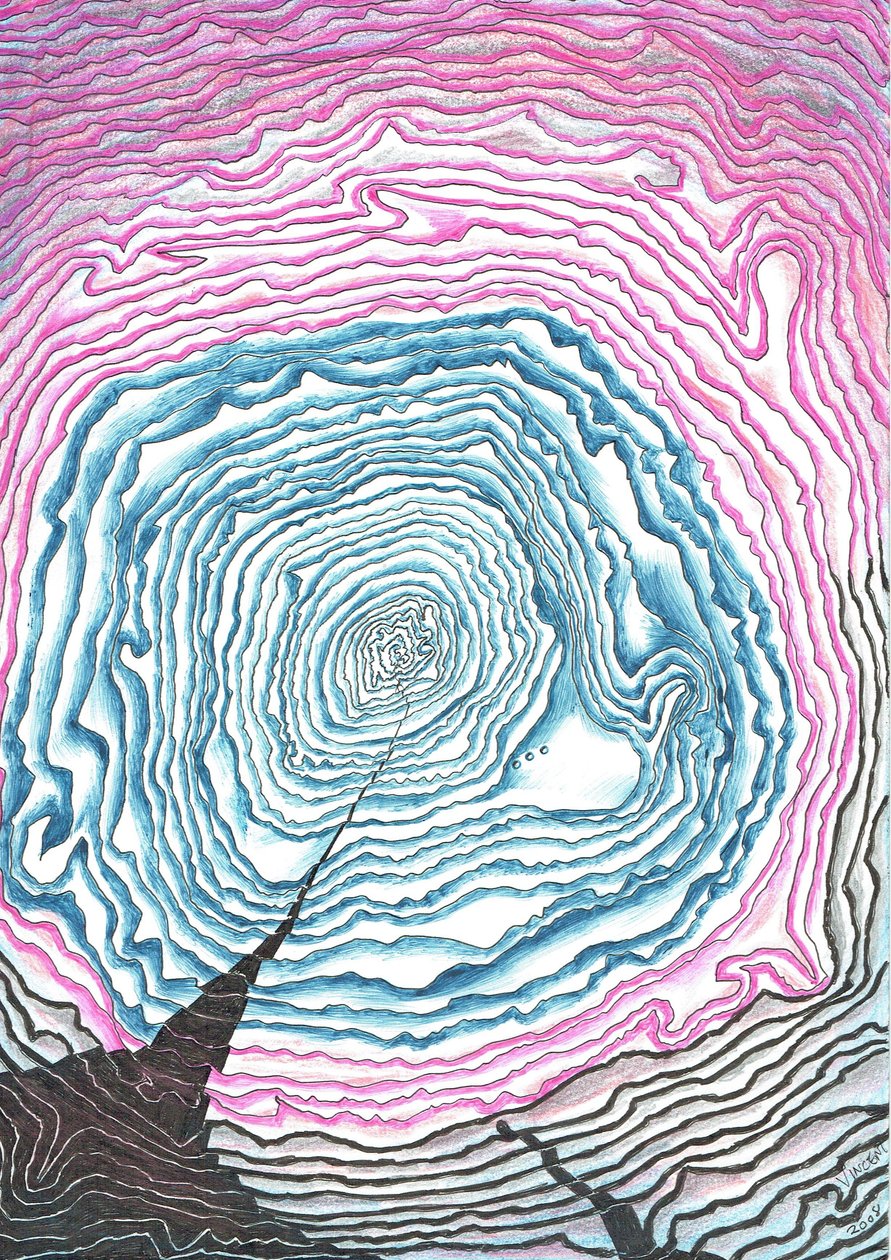 螺旋深度，2008 作者 文森特·亚历山大·布斯