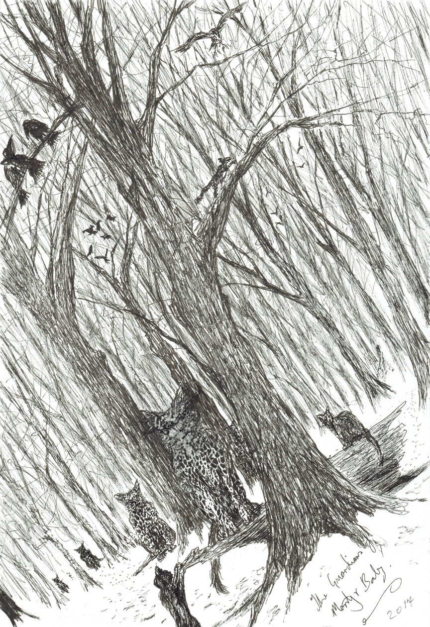 蒙蒂和宝贝的守护者，2013 年 作者 文森特·亚历山大·布斯