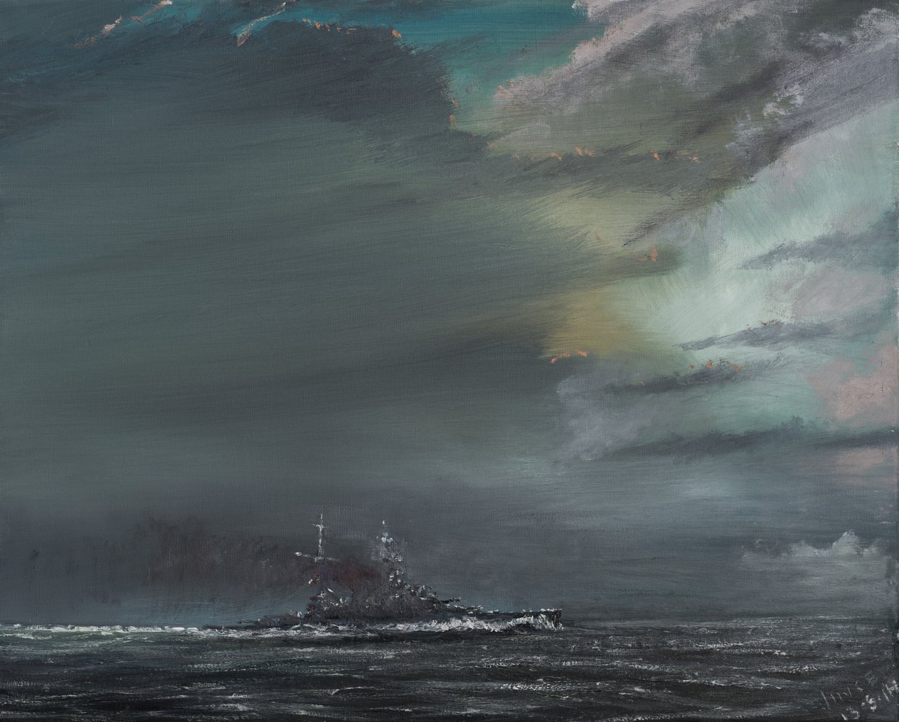 HMS Hood 1941,2014， 作者 文森特·亚历山大·布斯