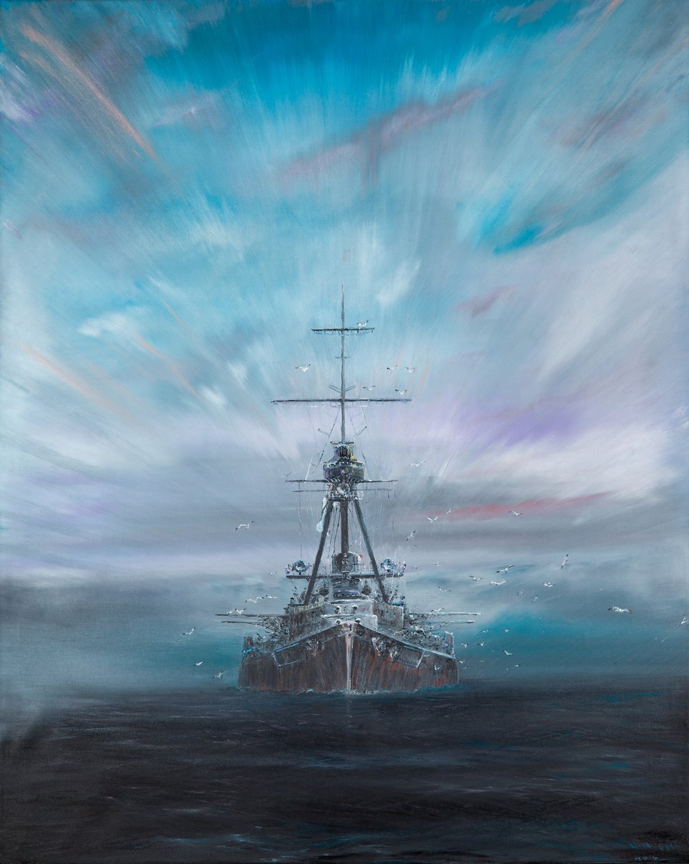 Iron Dog  -  SMS Derfflinger 1917,2016， 作者 文森特·亚历山大·布斯