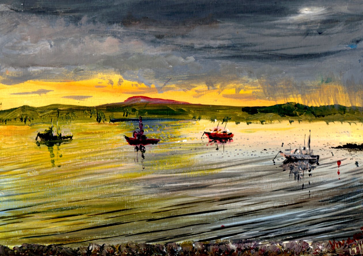 On Holy Island at sunset, 2007 作者 文森特·亚历山大·布斯