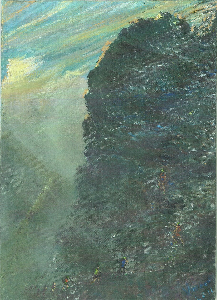 上山的岩石，2011年 作者 文森特·亚历山大·布斯