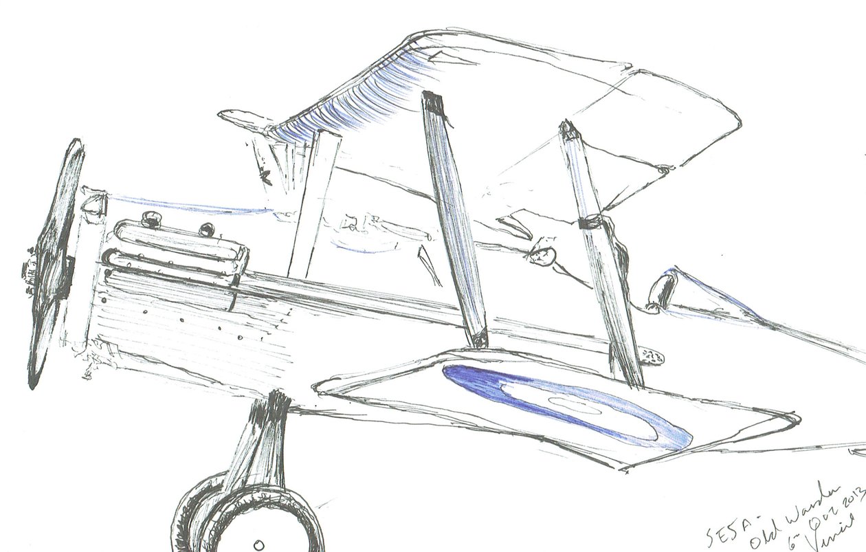 SE5-A at Old Warden, 2013 作者 文森特·亚历山大·布斯