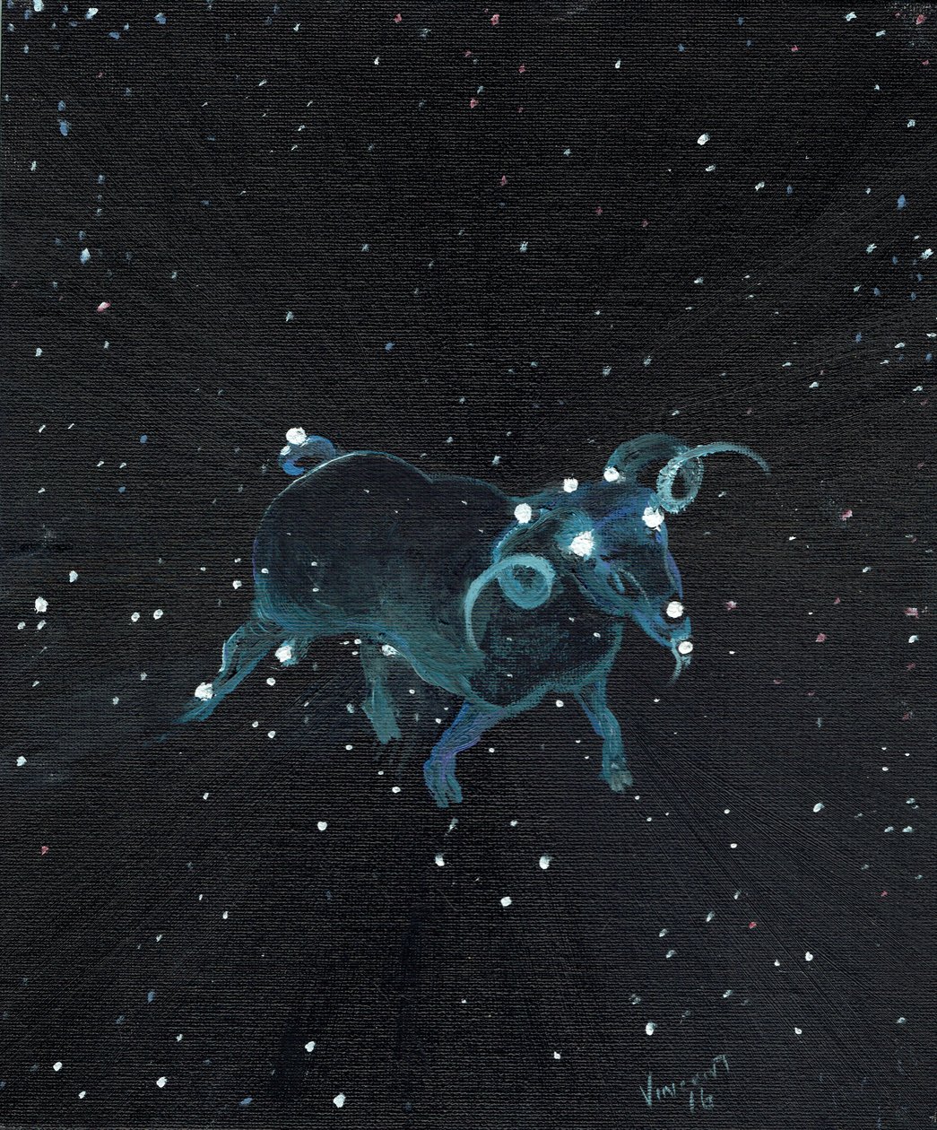 星座Aires，2016，（布面油画） 作者 文森特·亚历山大·布斯