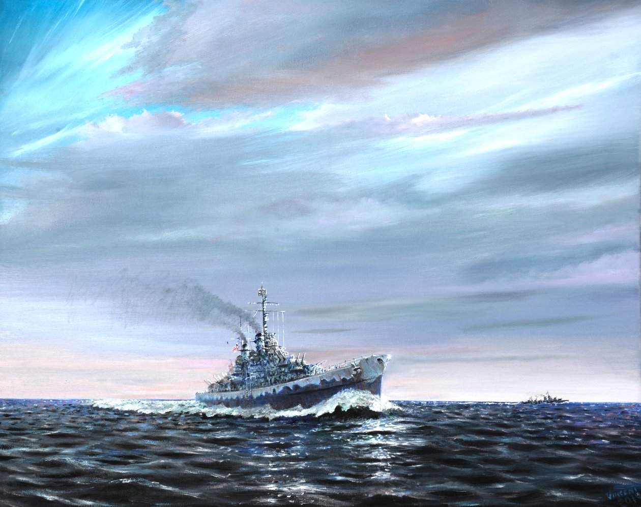 USS Atlanta patrols Guardalcanal 1942, 2019 作者 文森特·亚历山大·布斯