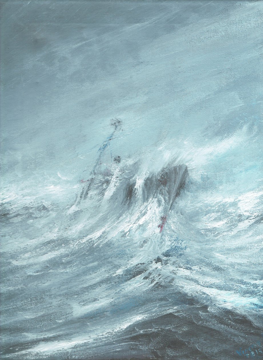 USS Hull lost in Pacific Typhoon December 18th 1944, 2019 作者 文森特·亚历山大·布斯