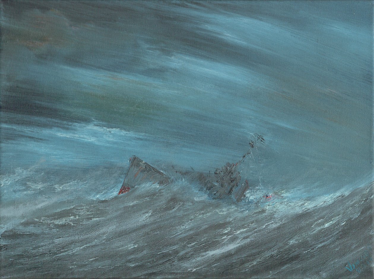 USS Monaghan lost in Pacific Typhoon December 18th 1944, 2019 作者 文森特·亚历山大·布斯