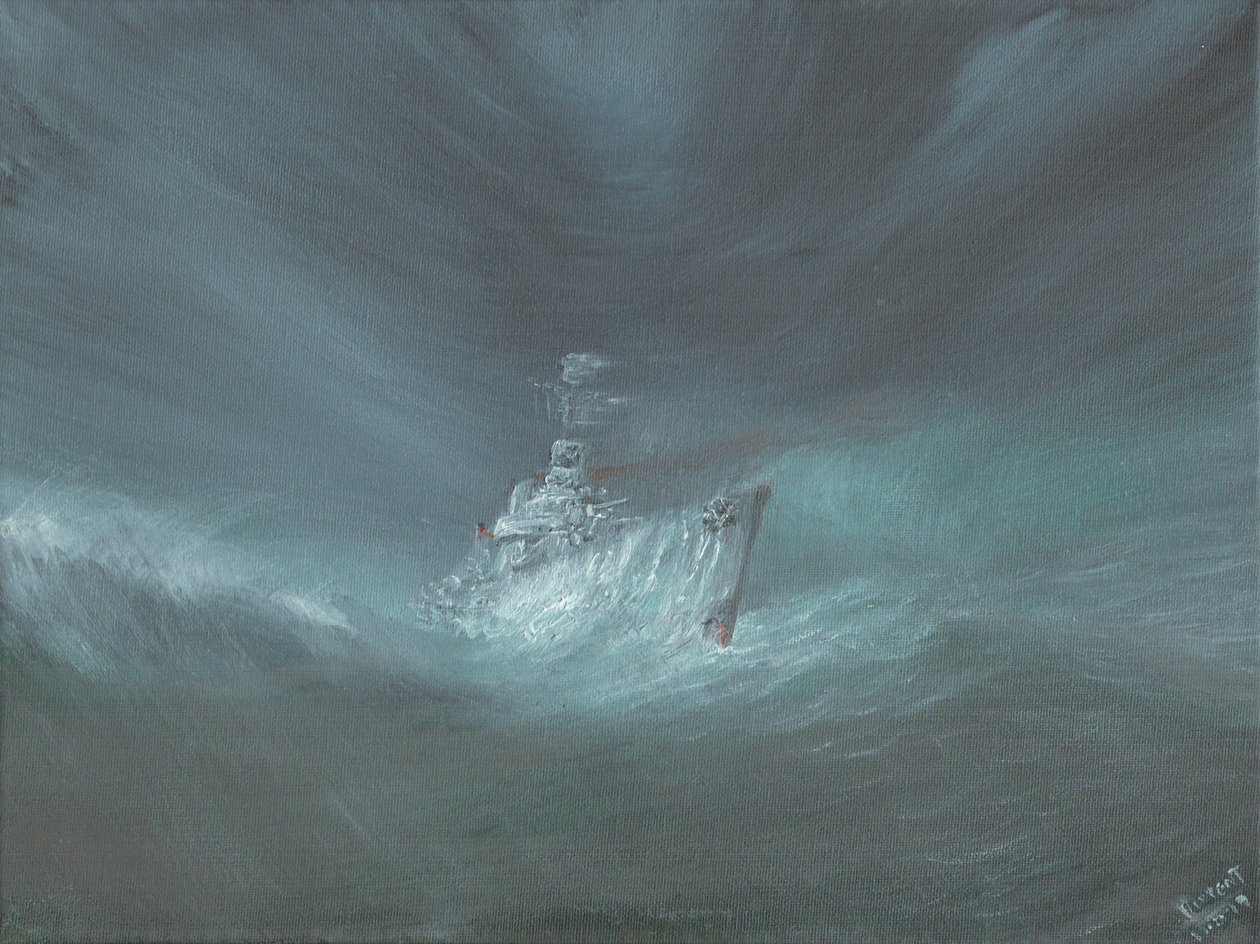 USS Warrington lost in Hurricane off Bahamas September 13th 1944, 2019 作者 文森特·亚历山大·布斯