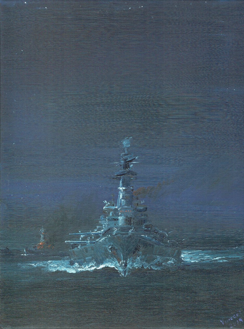 USS Washington sights Kirishima on radar at Guadalcanal 1942, 2019 作者 文森特·亚历山大·布斯