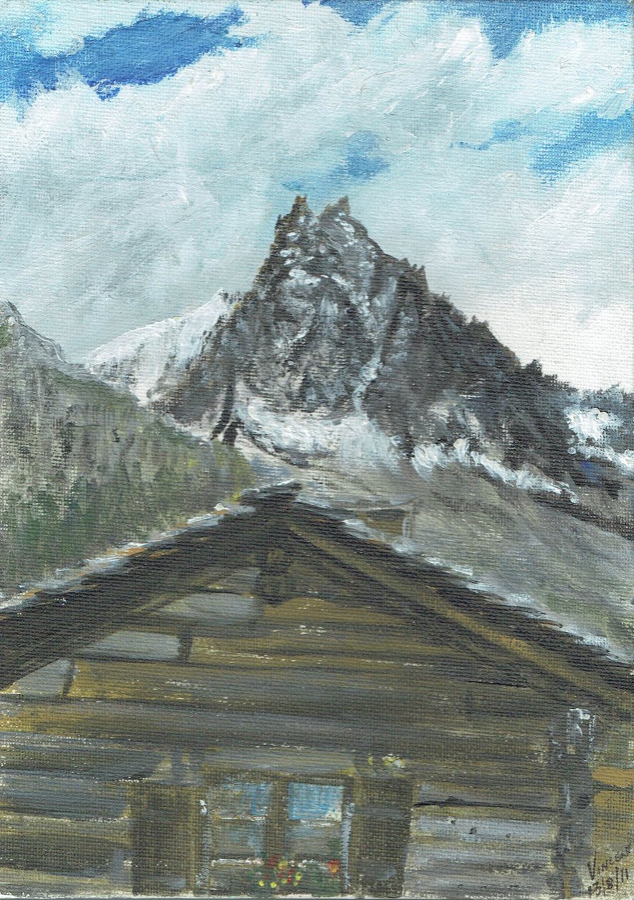 瑞士齐纳尔的小屋，2011 年 作者 文森特·亚历山大·布斯