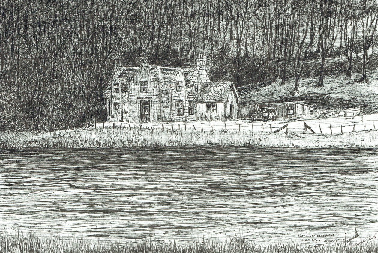 house across the river Spey, 2006 作者 文森特·亚历山大·布斯