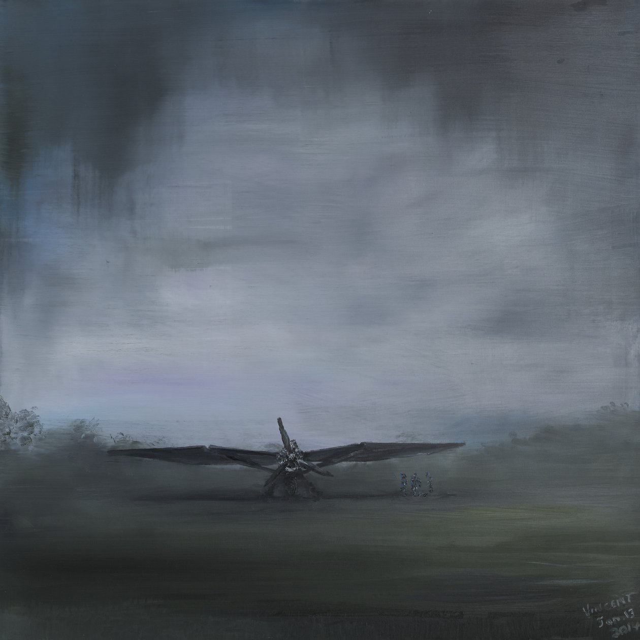 秘密模糊（2），2014， 作者 文森特·亚历山大·布斯