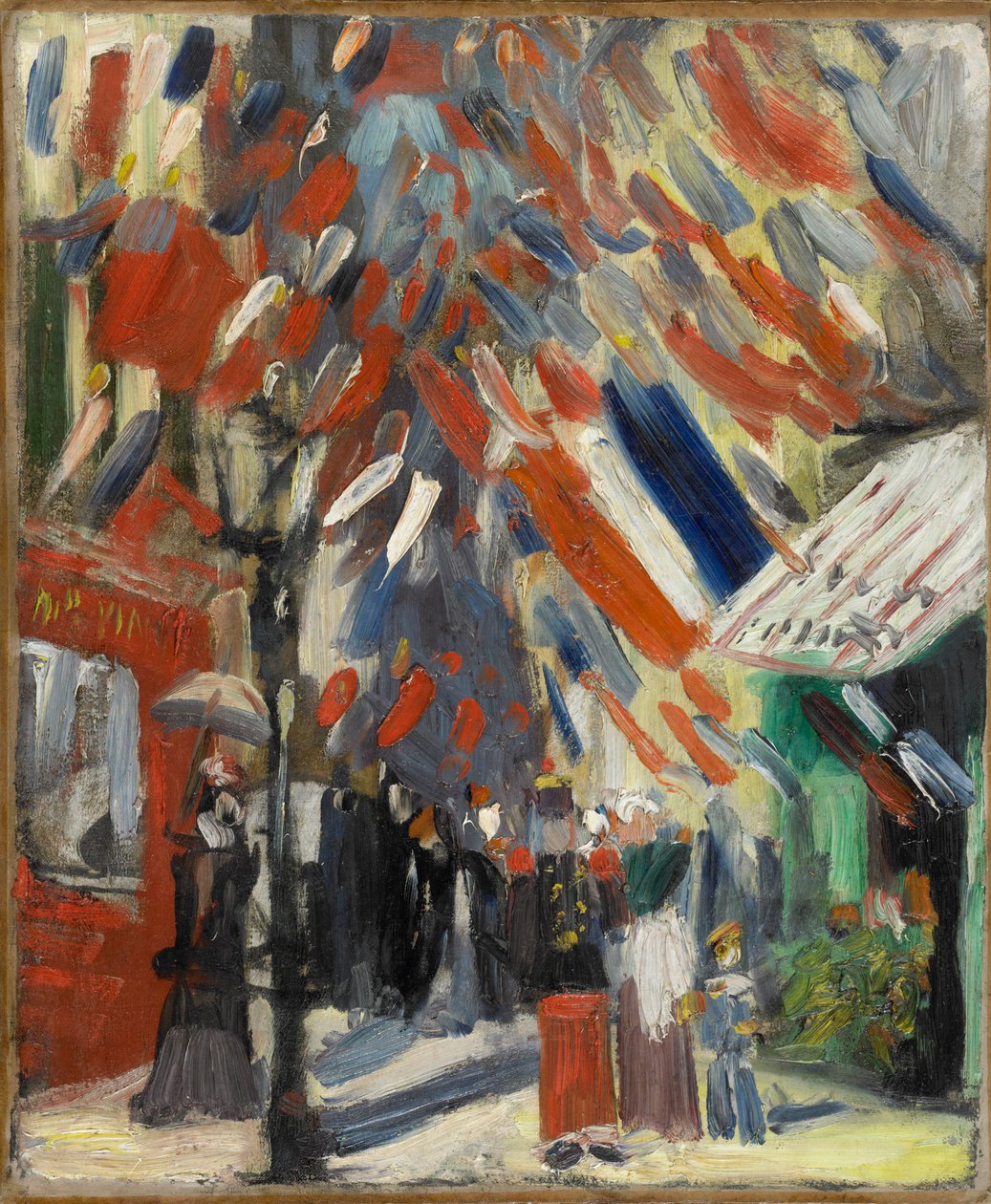 La Fête du 14 juillet à Paris 14 July in Paris, 1886. 作者 文森特·梵高