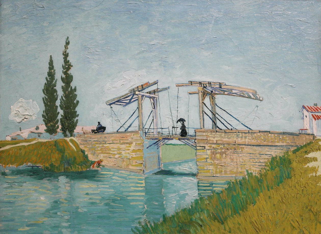 Langlois桥 Pont de Langlois, 1888年。 作者 文森特·梵高
