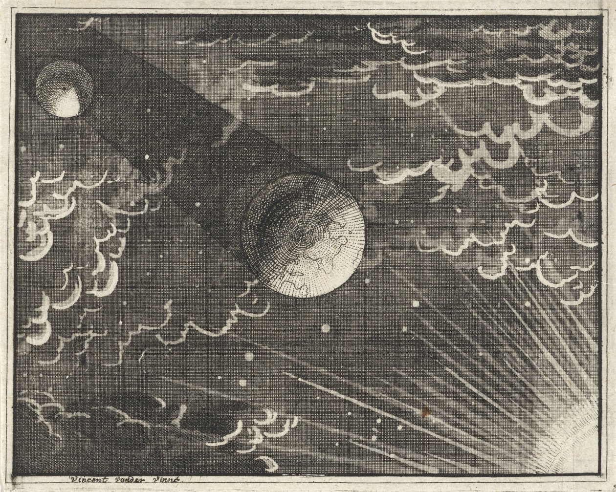 太阳、地球和月亮 作者 文森特·劳伦斯。范德文 (II)