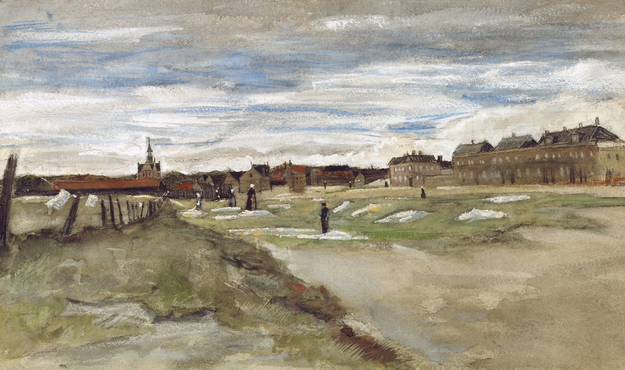 Bleachery at Scheveningen 作者 文森特·梵高