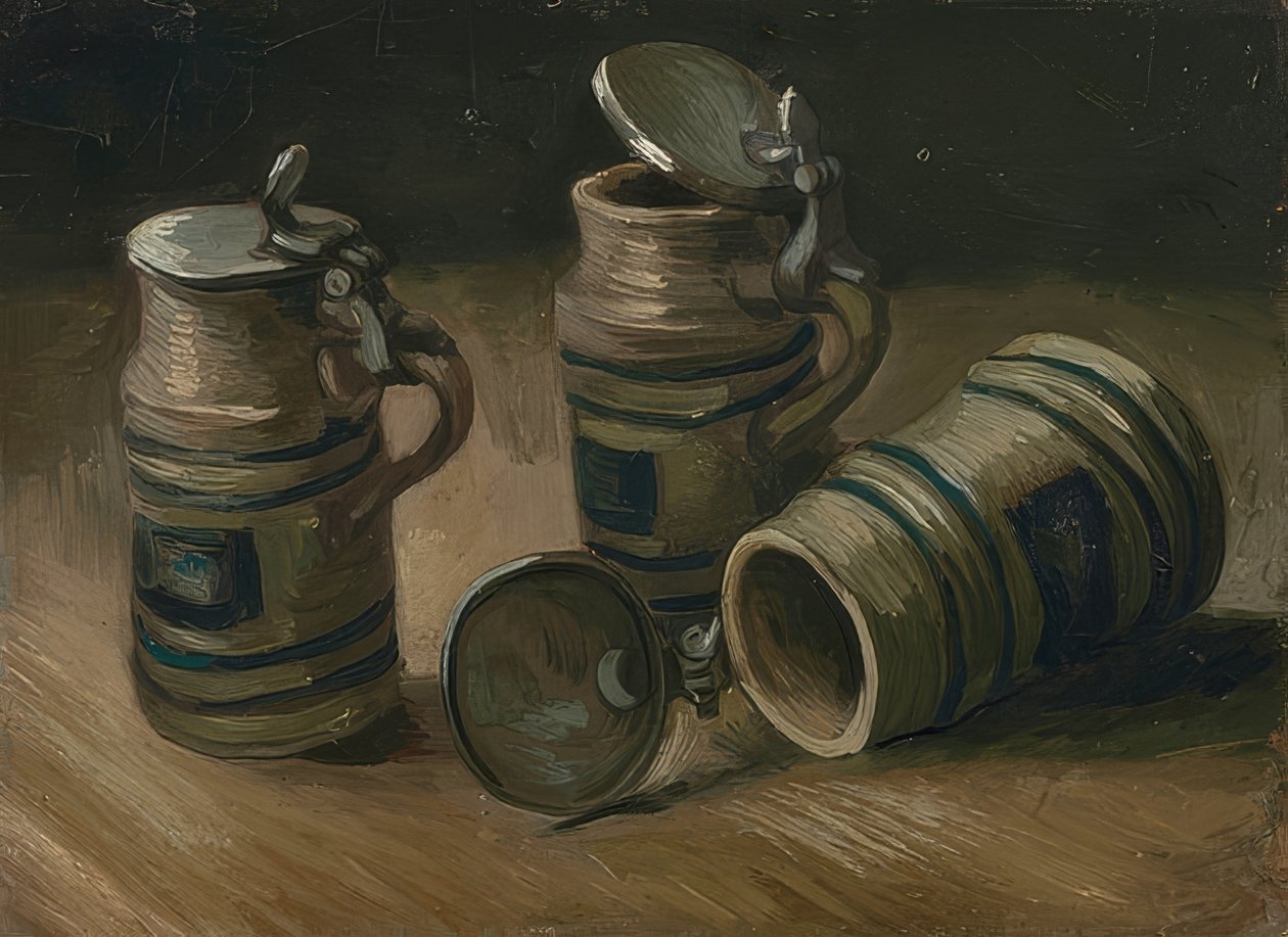 啤酒杯。 1885年 作者 文森特·梵高
