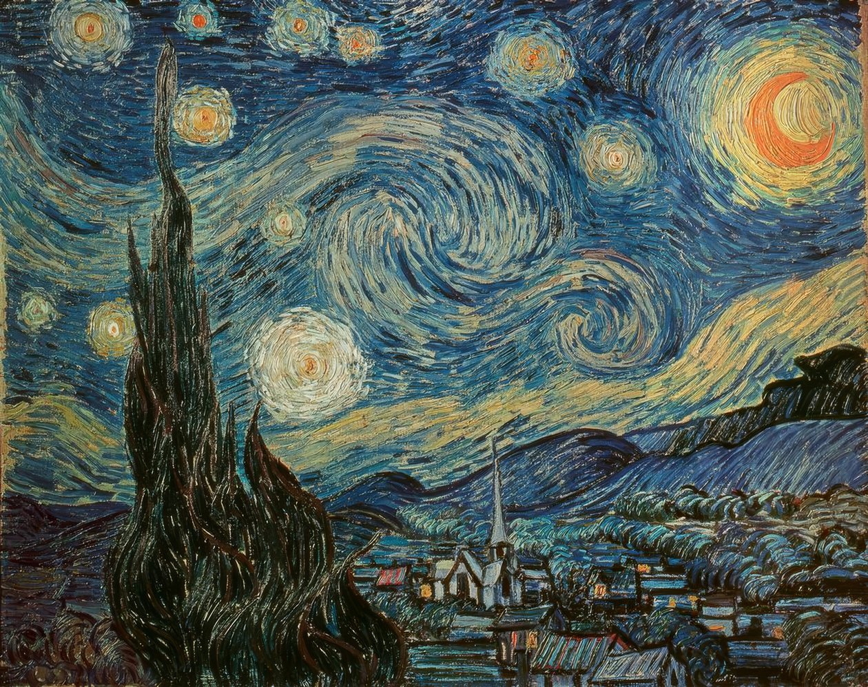 星夜 作者 文森特·梵高