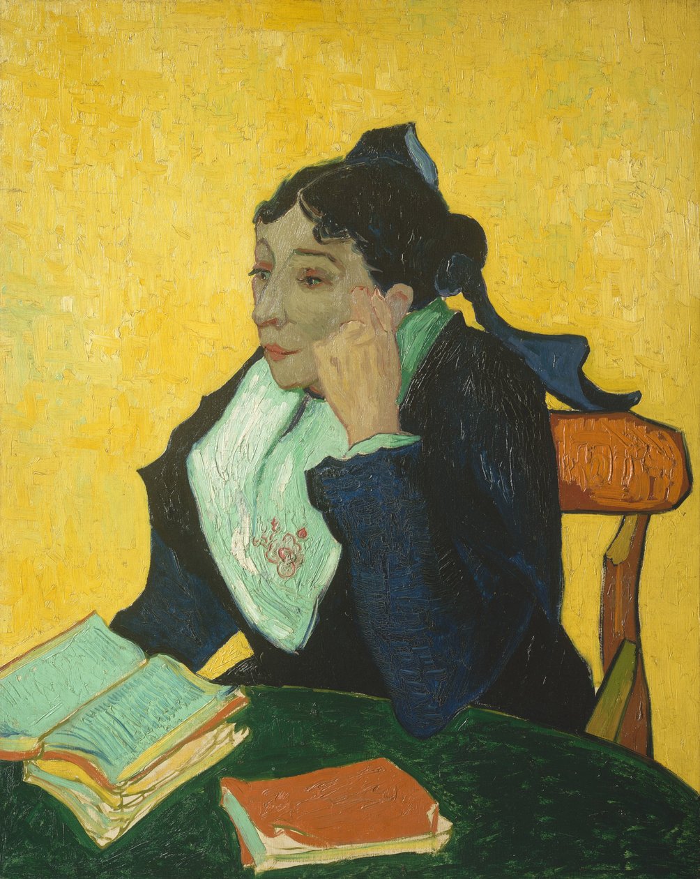 L&39;Arlesienne（朱诺夫人）1888（布面油画） 作者 文森特·梵高