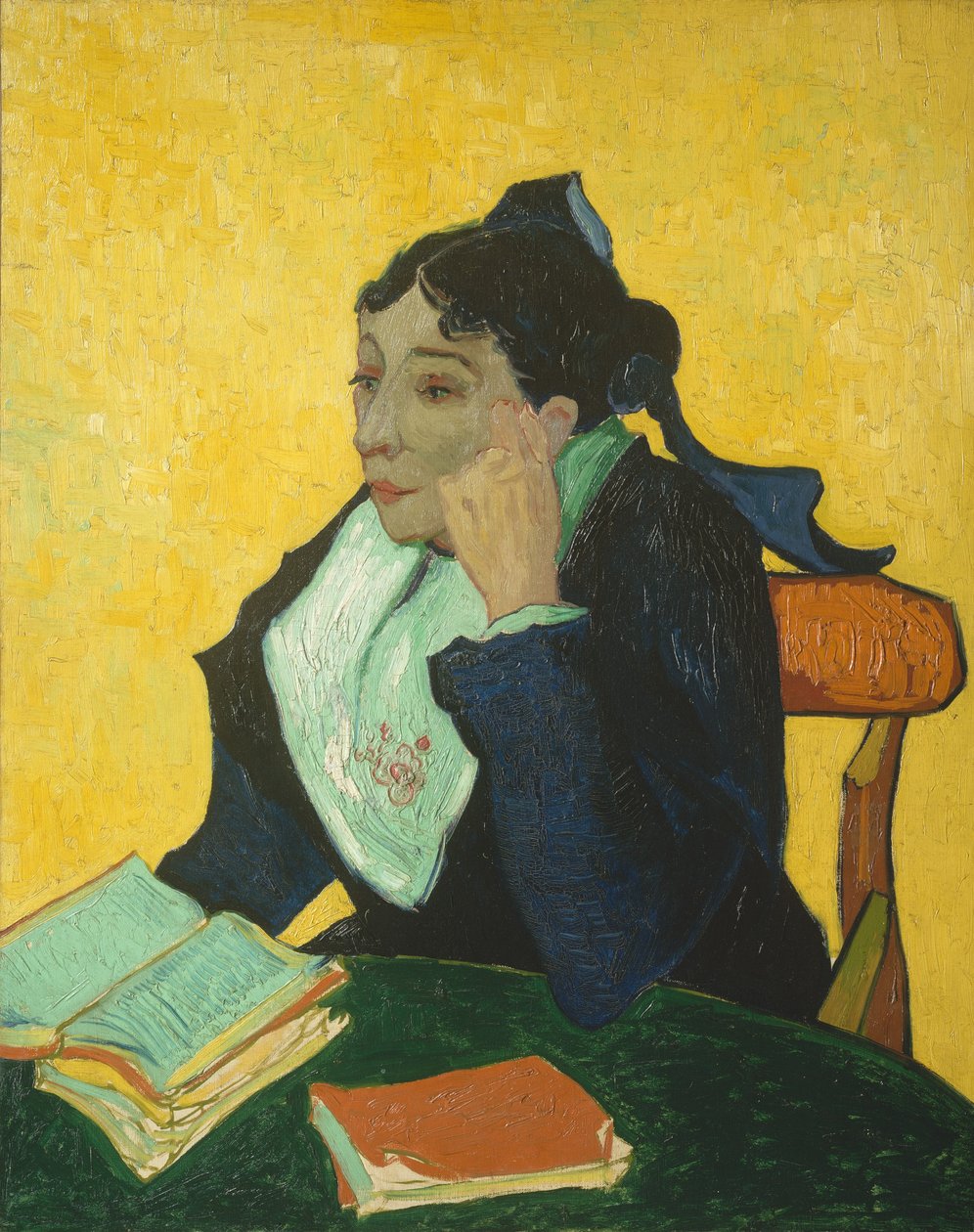 拉西恩（Larlésienne）：约瑟夫·米歇尔·吉诺·玛丽·朱利安夫人，1848-1911，1888-89。 作者 文森特·梵高