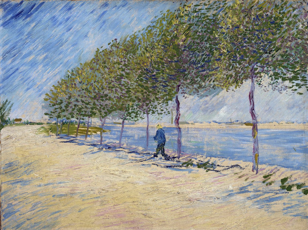 "Les quais de Seine, Paris" Peinture de Vincent van Gogh (1853-1890) 1887 阿姆斯特丹，梵高博物馆 作者 文森特·梵高
