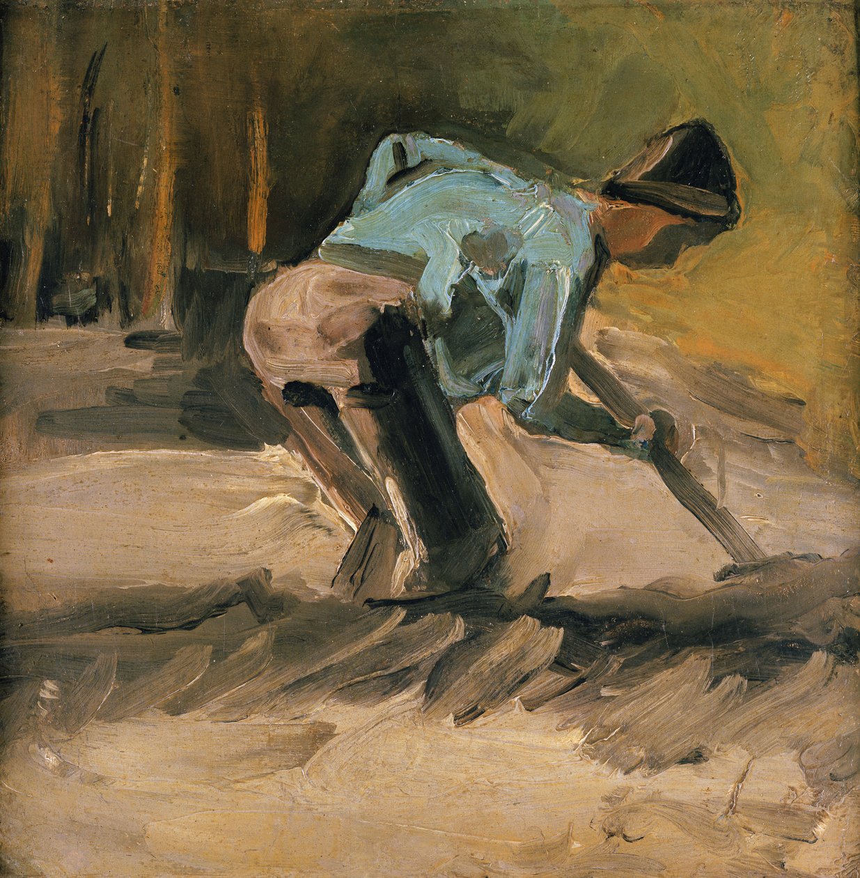 工作中的人，约1883年 作者 文森特·梵高
