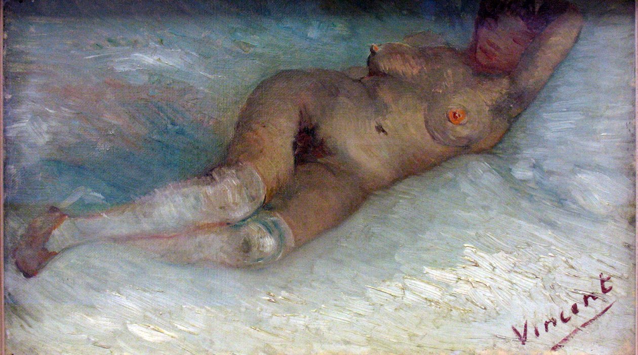 文森特-梵高（1853-1890）1887 年的画作 "Nu couche"（卧姿裸体） kroller-muller 博物馆 奥特罗，巴斯地区 作者 文森特·梵高