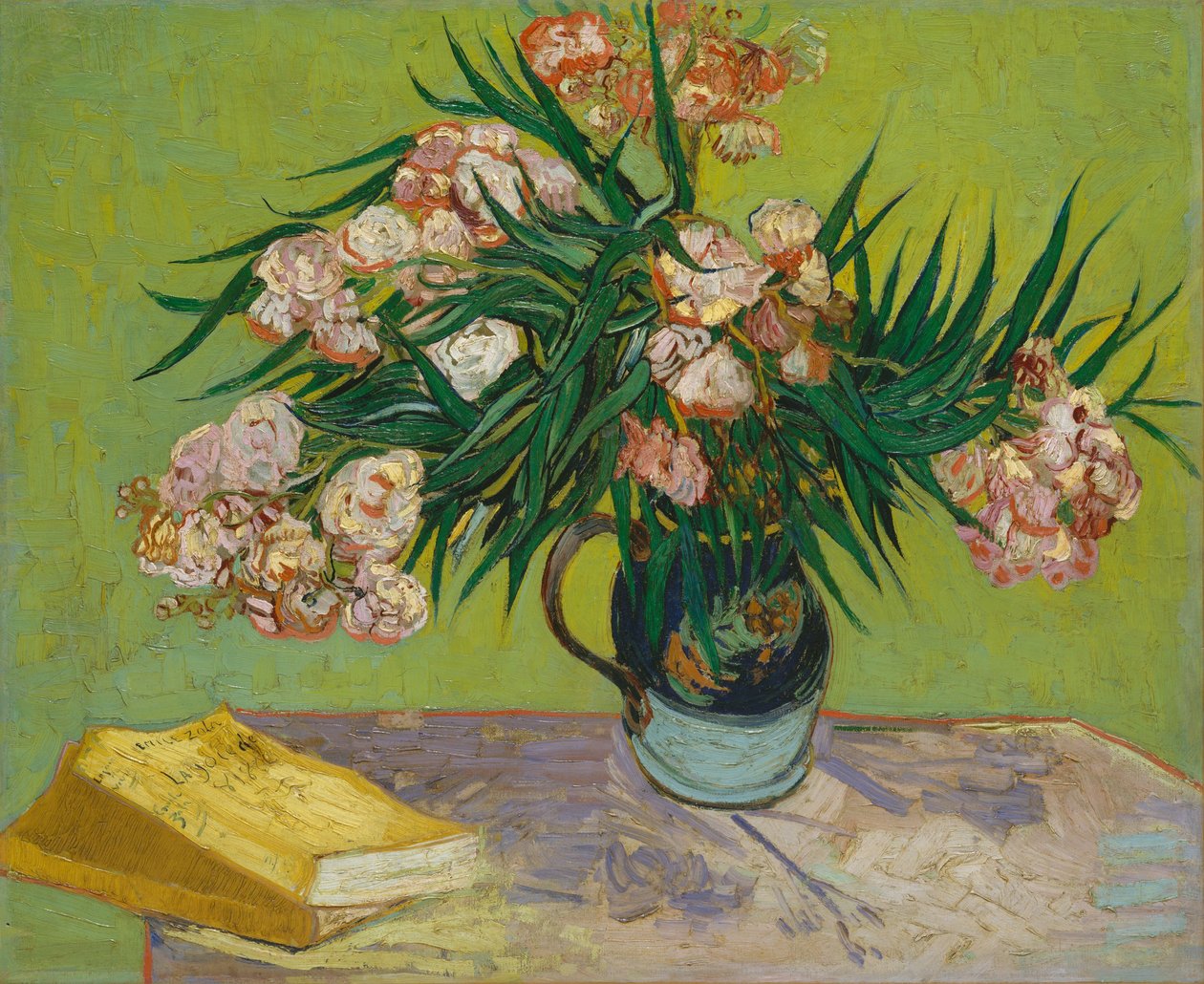 奥林德（Oleanders），1888年。 作者 文森特·梵高