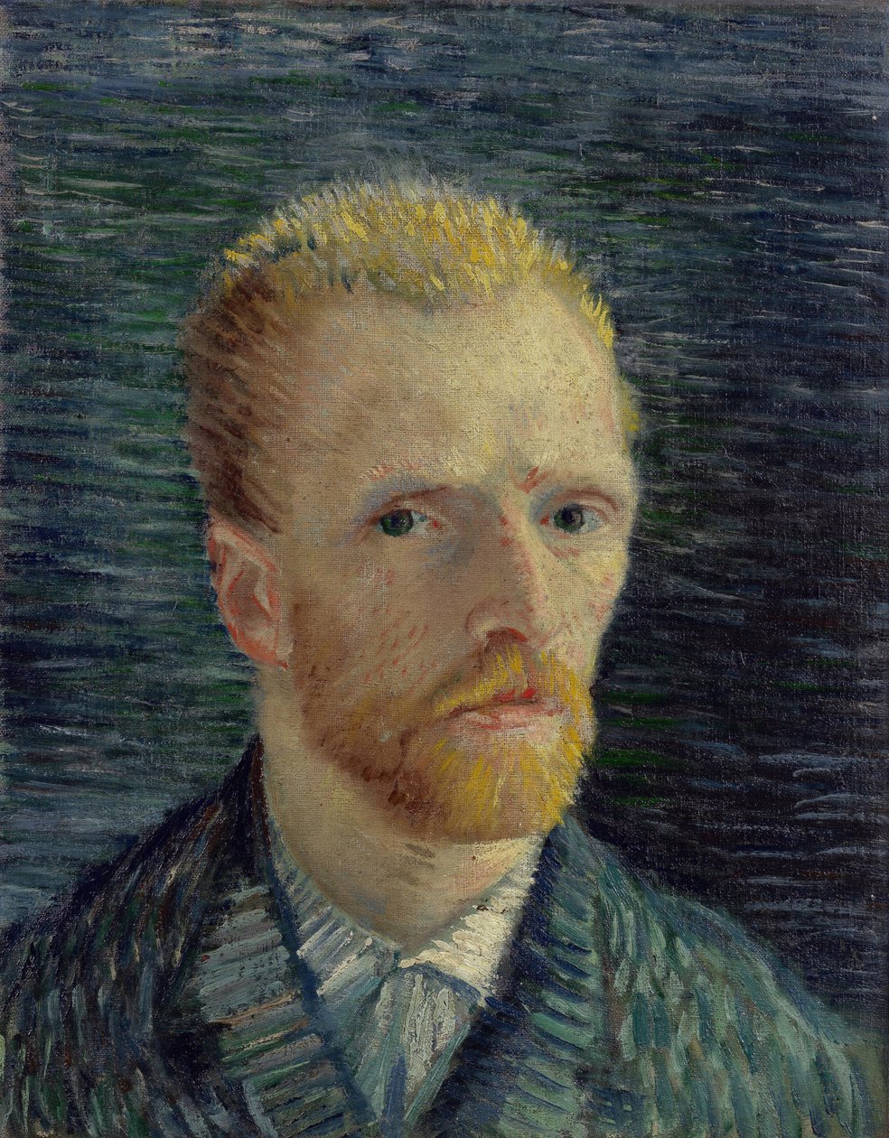 Self-Portrait par Gogh, Vincent, van (1853-1890). Oil on canvas, size : 42,2x34,5 作者 文森特·梵高
